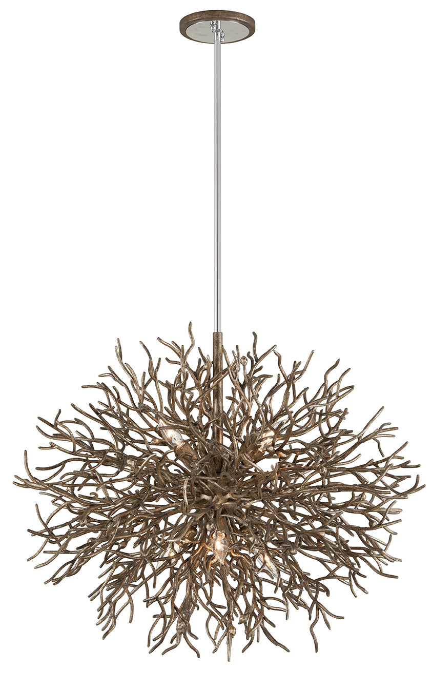 Troy Lighting - F6096-VZ - Six Light Chandelier - Sierra - Vienna Bronze