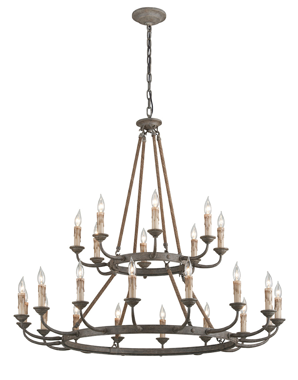 Troy Lighting - F6118-EB - 24 Light Chandelier - Cyrano - Earthen Bronze