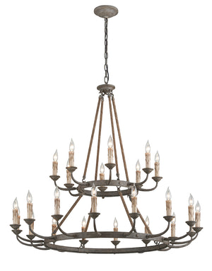 Troy Lighting - F6118-EB - 24 Light Chandelier - Cyrano - Earthen Bronze