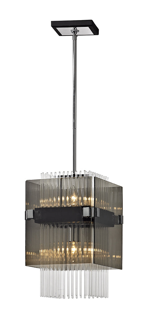 Troy Lighting - F5904-BRZ/PC - Two Light Pendant - Apollo - Bronze