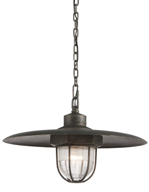 Troy Lighting - F3897-APW - One Light Pendant - Acme - Aged Pewter