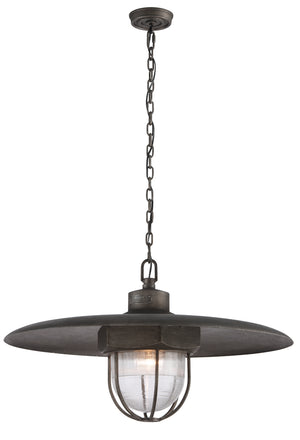 Troy Lighting - F3898-APW - One Light Pendant - Acme - Aged Pewter