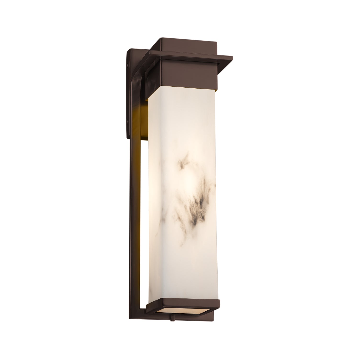 Justice Designs - FAL-7544W-DBRZ - LED Outdoor Wall Sconce - LumenAria - Dark Bronze