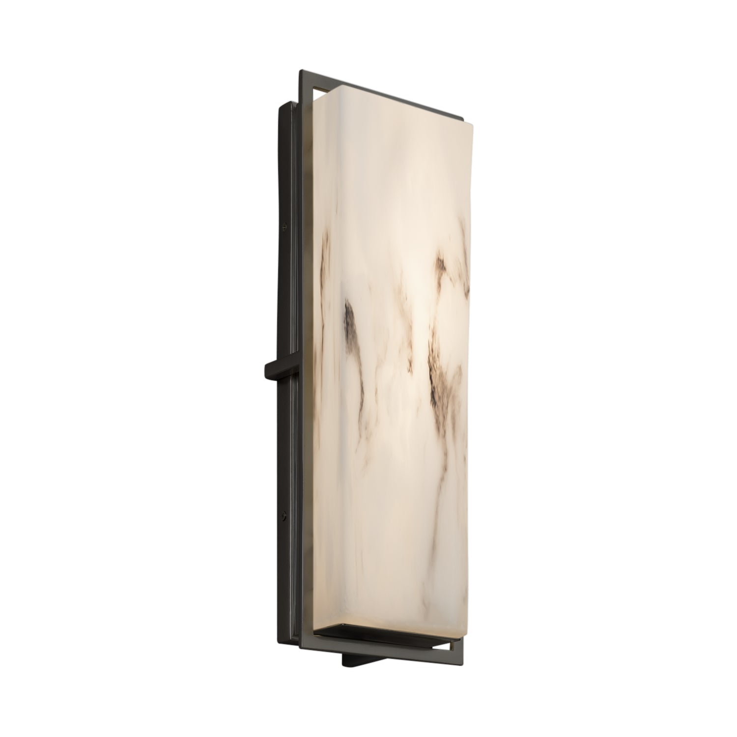 Justice Designs - FAL-7564W-MBLK - LED Outdoor Wall Sconce - LumenAria - Matte Black