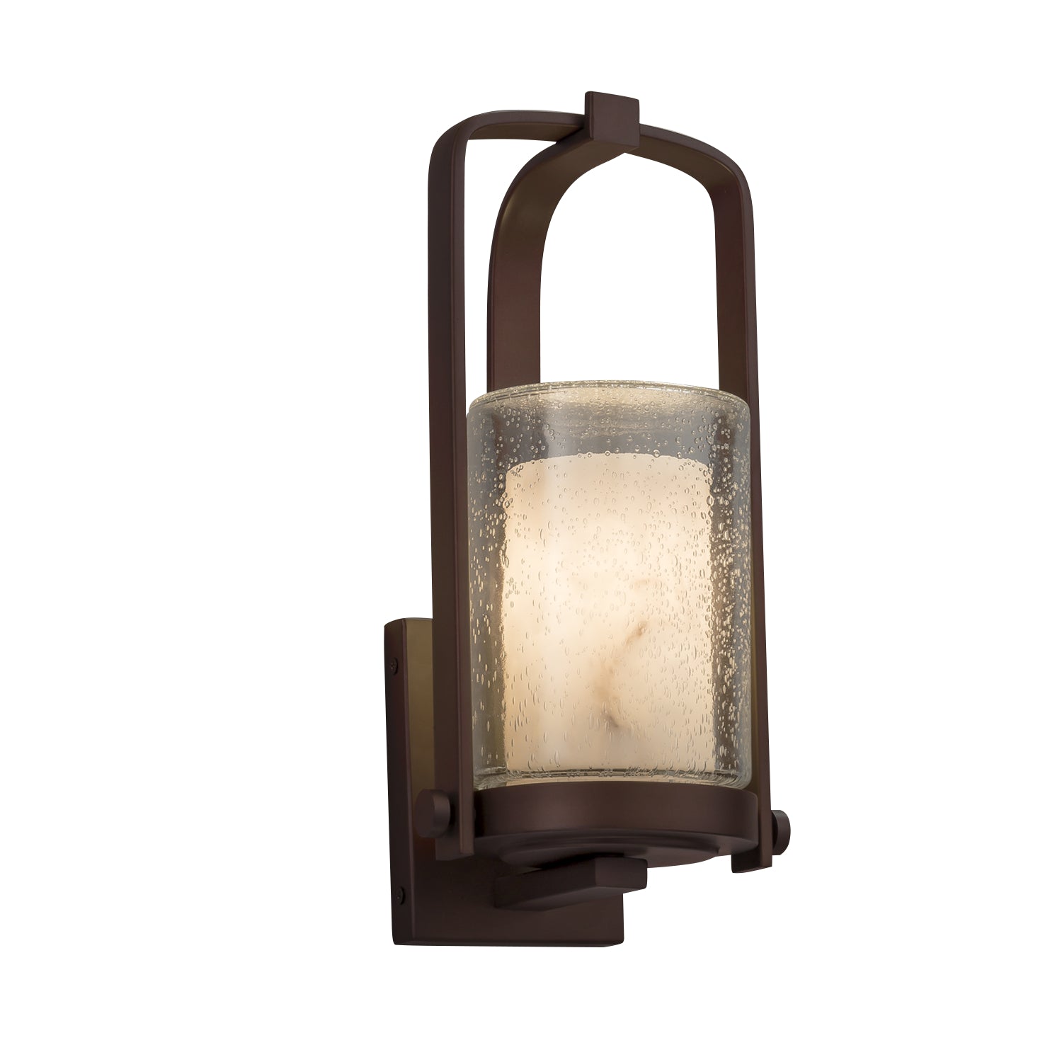 Justice Designs - FAL-7581W-10-DBRZ - One Light Outdoor Wall Sconce - LumenAria - Dark Bronze