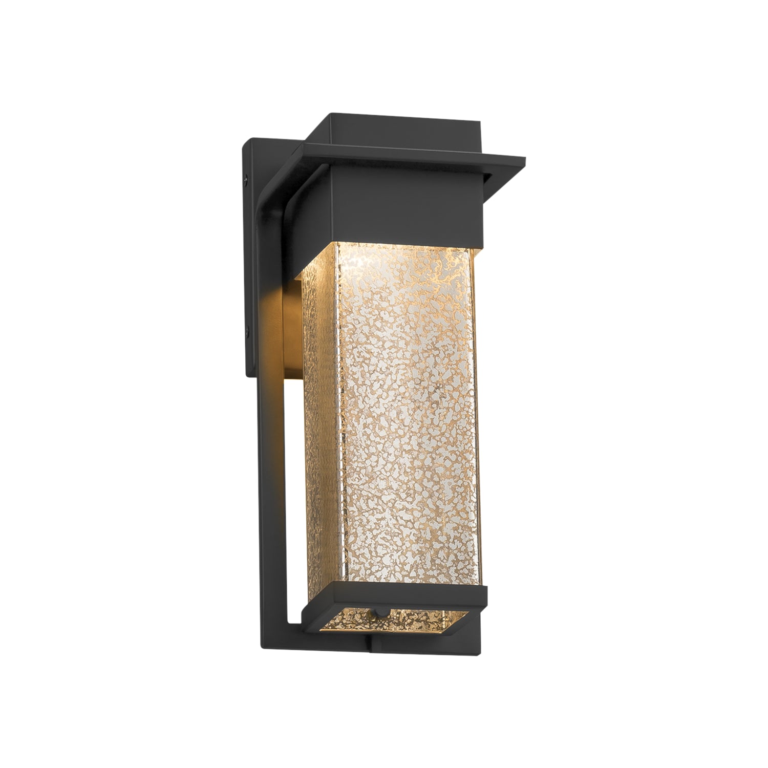 Justice Designs - FSN-7541W-MROR-MBLK - LED Outdoor Wall Sconce - Fusion - Matte Black