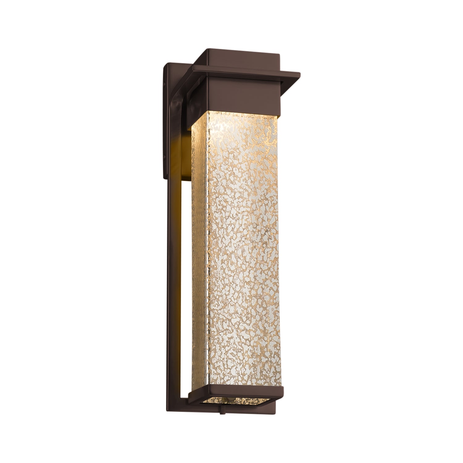 Justice Designs - FSN-7544W-MROR-DBRZ - LED Outdoor Wall Sconce - Fusion - Dark Bronze