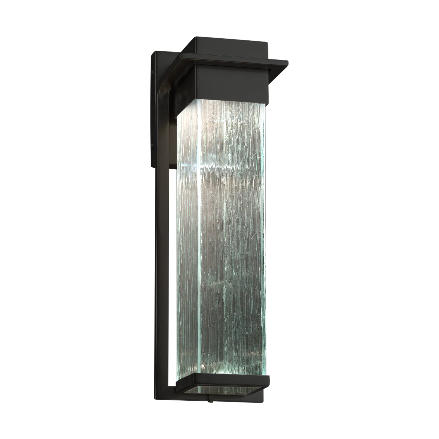 Justice Designs - FSN-7544W-RAIN-MBLK - LED Outdoor Wall Sconce - Fusion - Matte Black