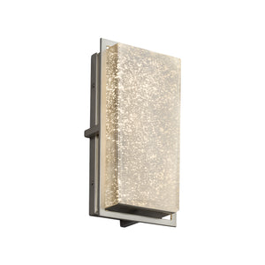 Justice Designs - FSN-7562W-MROR-NCKL - LED Outdoor Wall Sconce - Fusion - Brushed Nickel