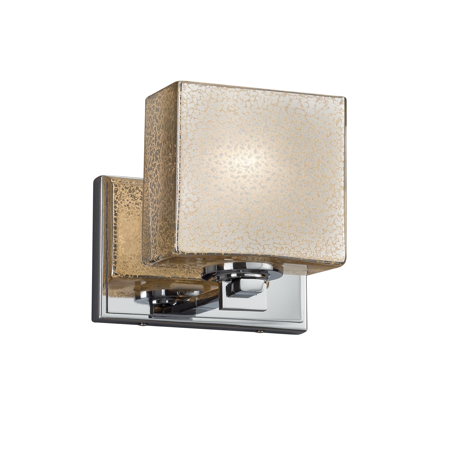 Justice Designs - FSN-8447-55-MROR-CROM - One Light Wall Sconce - Fusion - Polished Chrome