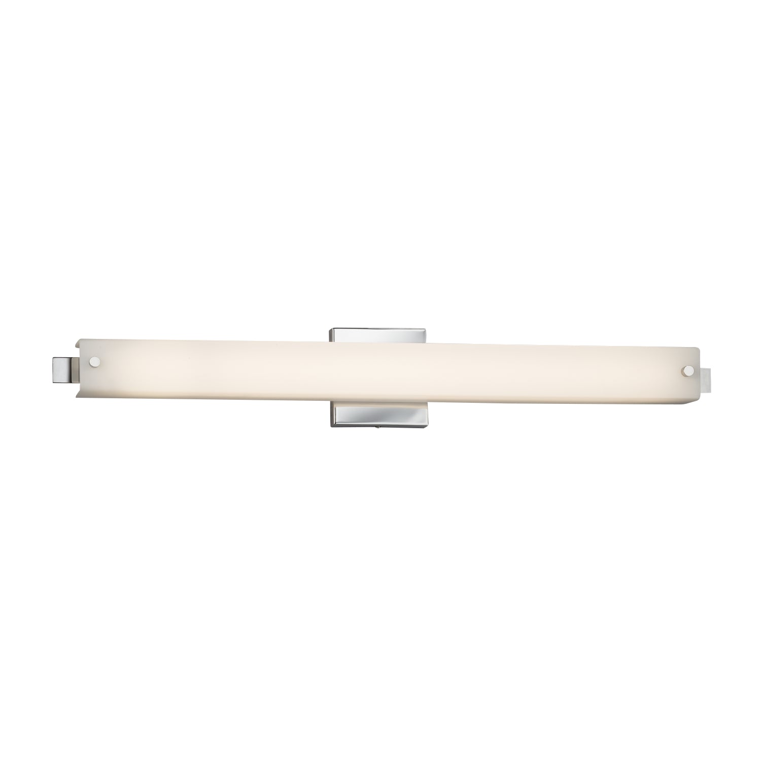 Justice Designs - FSN-8685-OPAL-CROM - LED Linear Bath Bar - Fusion - Polished Chrome