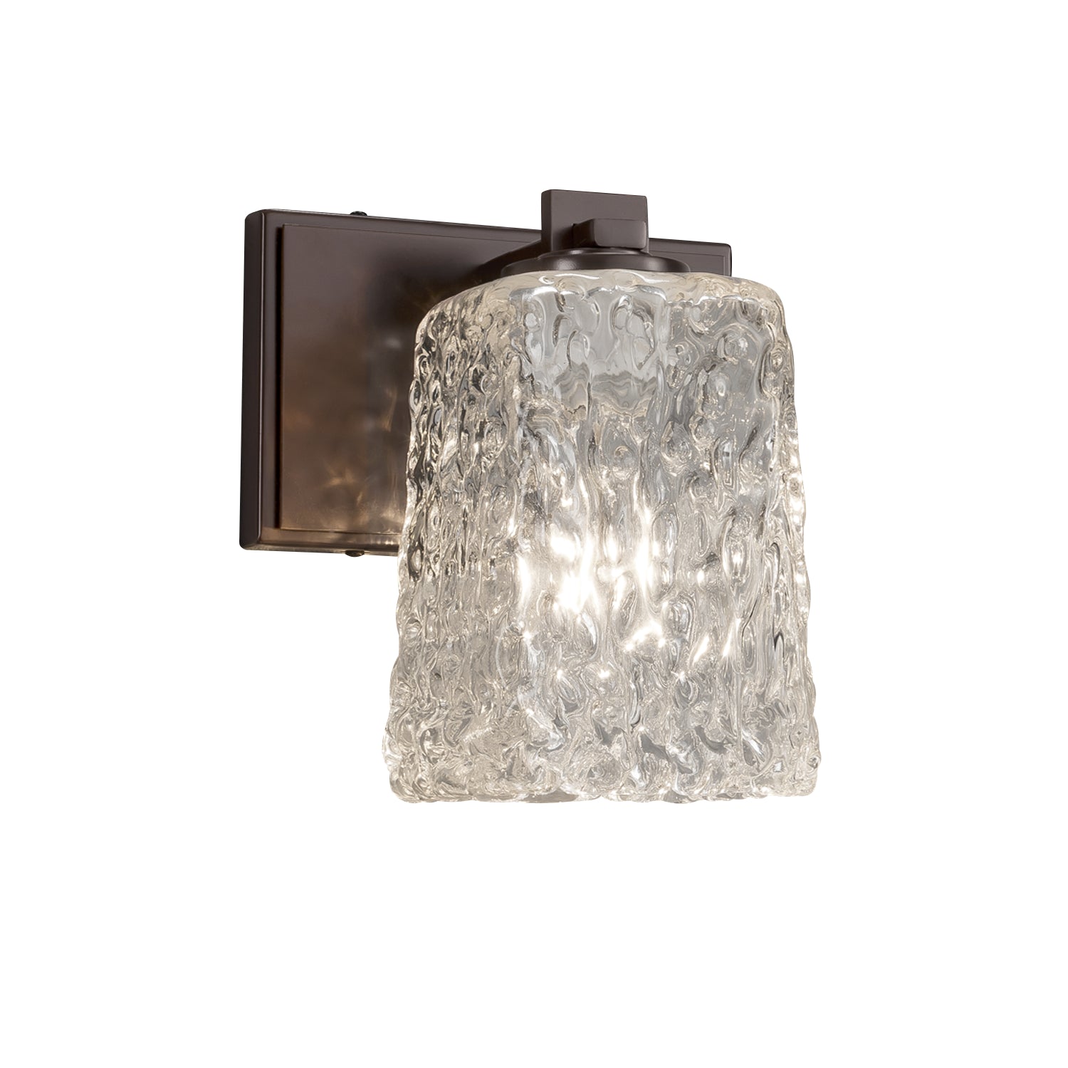 Justice Designs - GLA-8441-26-CLRT-DBRZ - One Light Wall Sconce - Veneto Luce - Dark Bronze