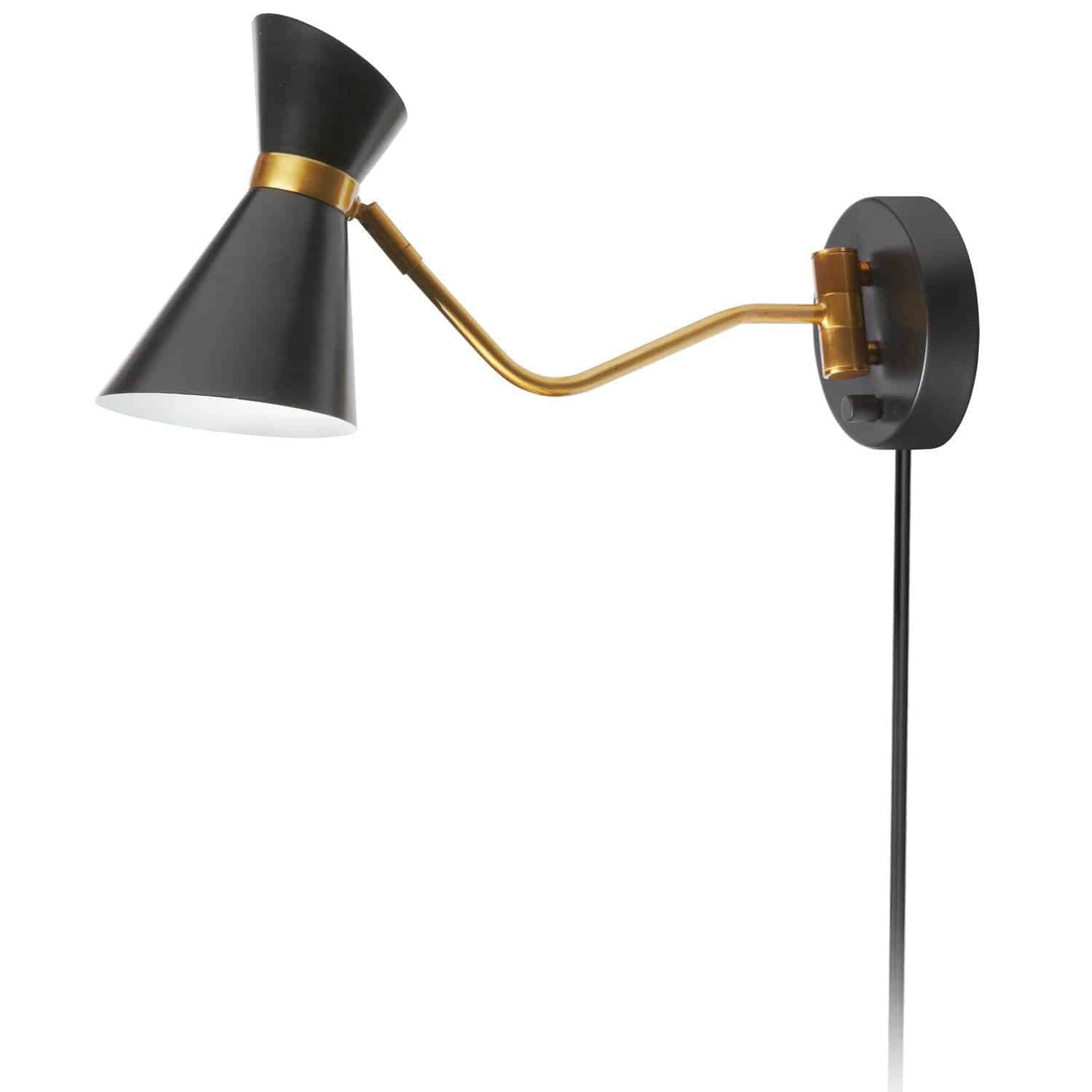 Dainolite Ltd - 1681W-BK-VB - One Light Wall Sconce - Cameron - Black