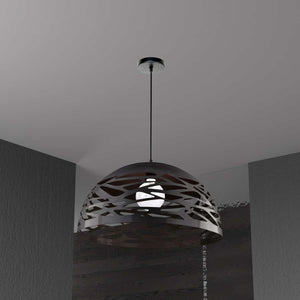 Dainolite Ltd - COR-161P-BK - One Light Pendant - Coral - Black