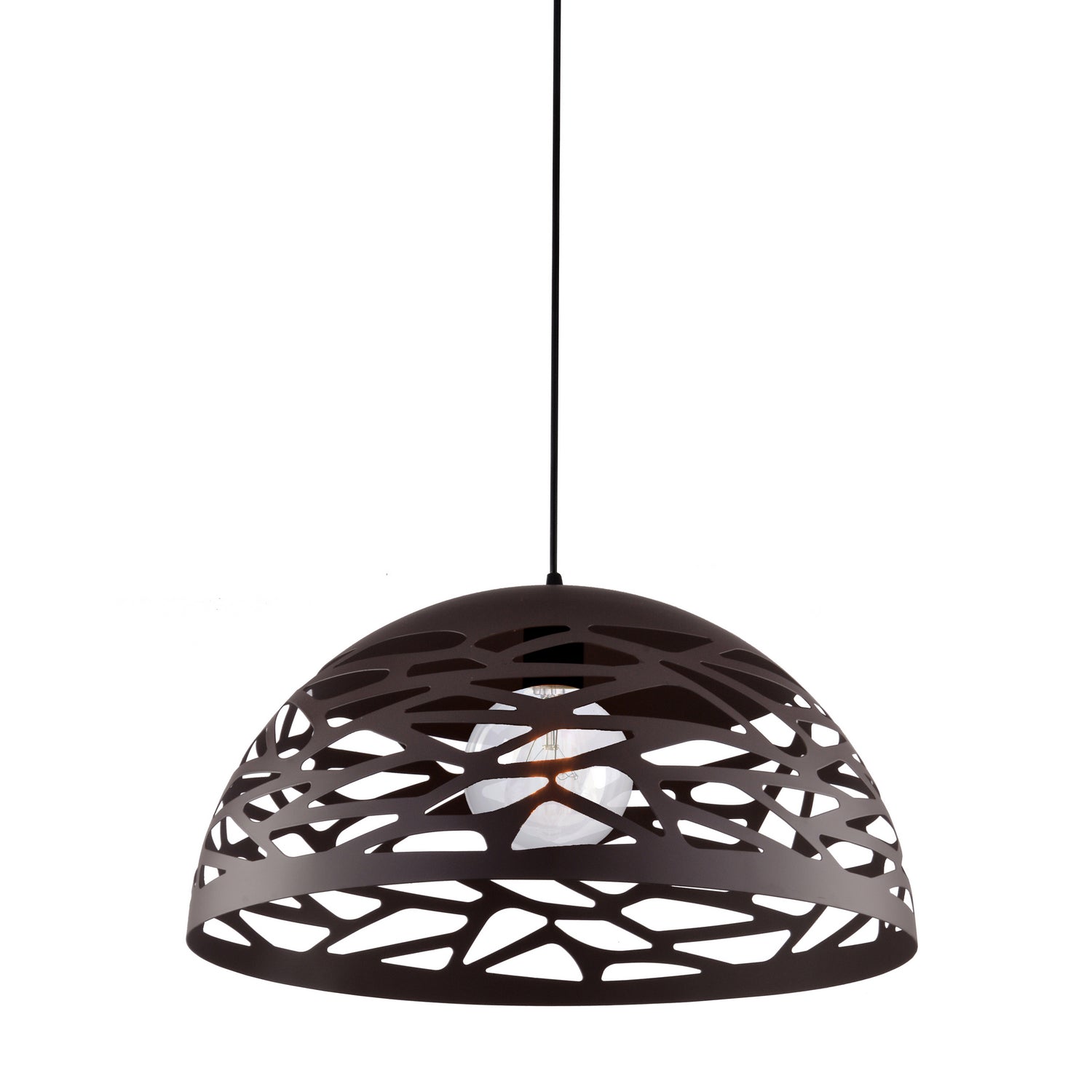 Dainolite Ltd - COR-161P-BK - One Light Pendant - Coral - Black