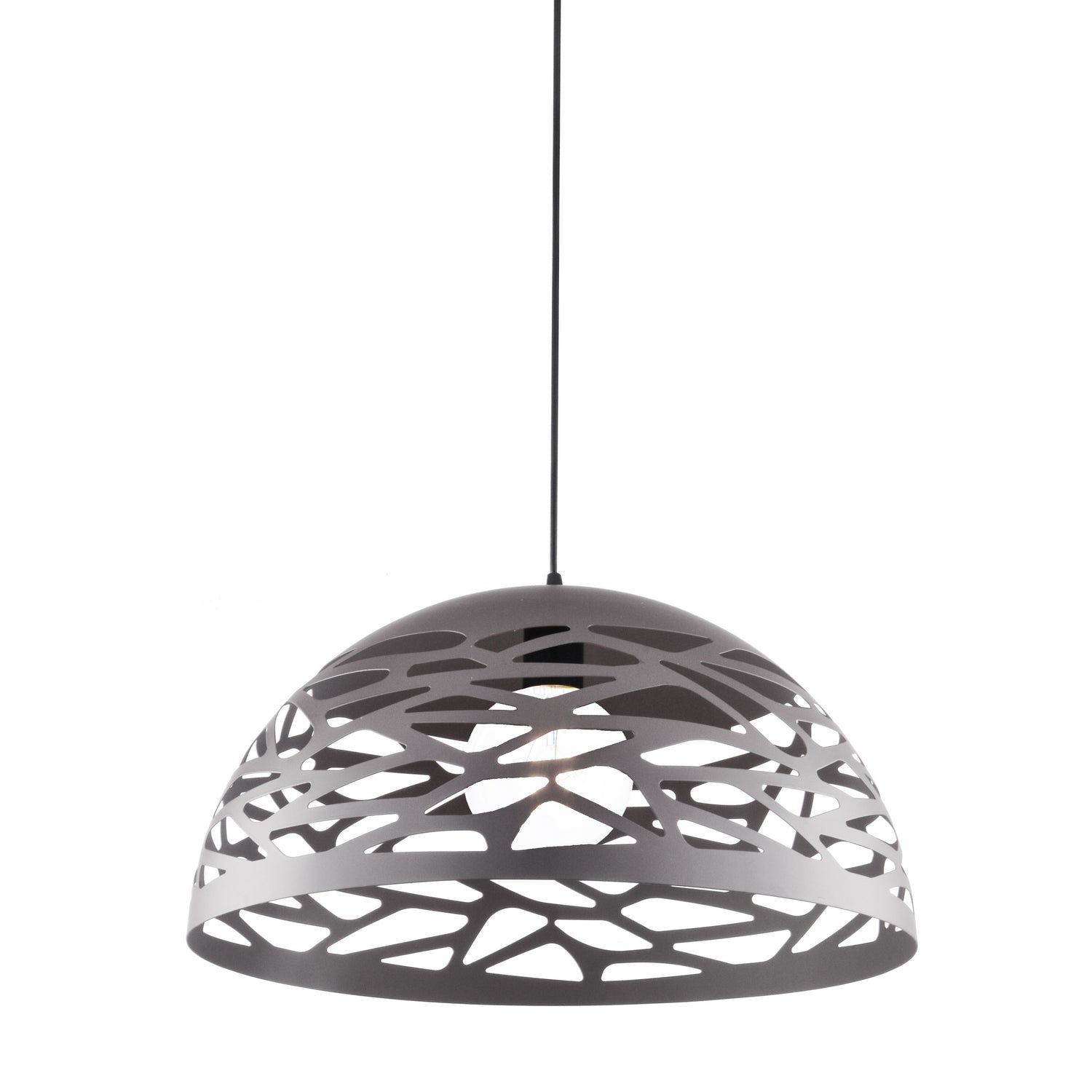 Dainolite Ltd - COR-161P-MN - One Light Pendant - Coral - Grey