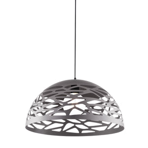 Dainolite Ltd - COR-161P-MN - One Light Pendant - Coral - Grey