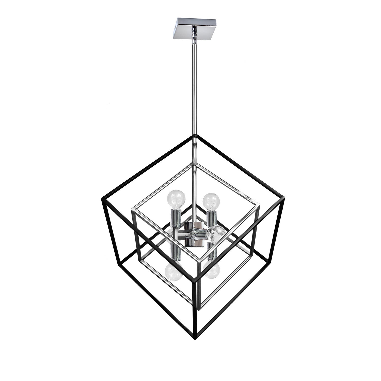 Dainolite Ltd - KAP-196P-PC-MB - Six Light Pendant - Kappa - Polished Chrome