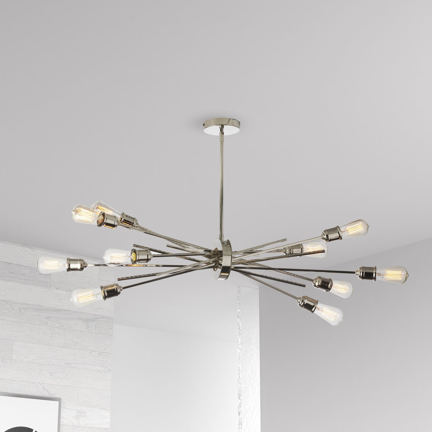 Dainolite Ltd - NEB-3910HP-BC - Ten Light Pendant - Nebraska - Polished Chrome