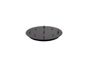 Kuzco Lighting - CNP05AC-BC - Multi-Port Canopy - Canopy - Black Chrome