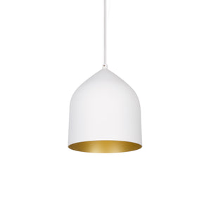 Kuzco Lighting - PD9108-WH/GD - LED Pendant - Helena - White/Gold