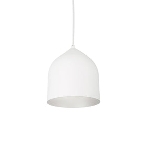 Kuzco Lighting - PD9108-WH/SV - LED Pendant - Helena - White/Silver