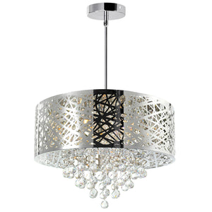 CWI Lighting - 5008P22ST-R - Nine Light Chandelier - Eternity - Stainless Steel