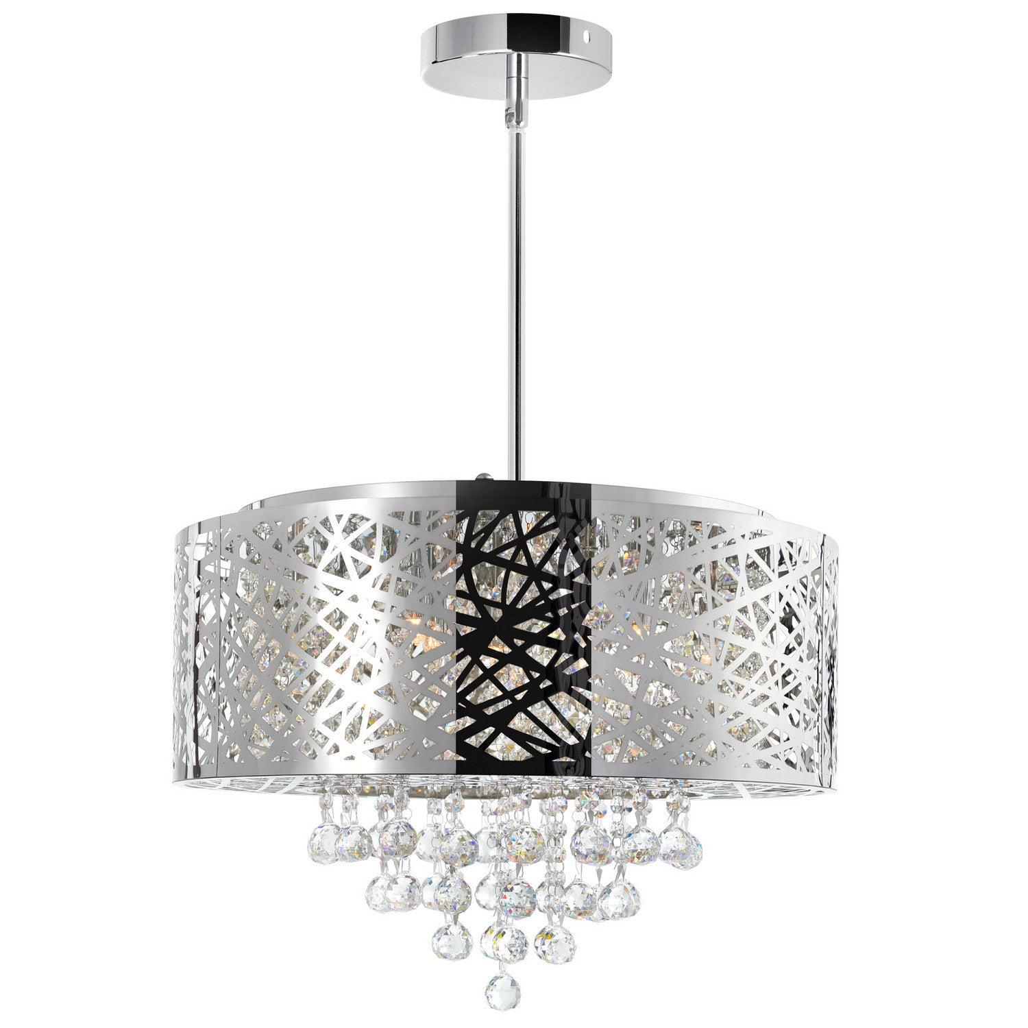 CWI Lighting - 5008P22ST-R - Nine Light Chandelier - Eternity - Stainless Steel