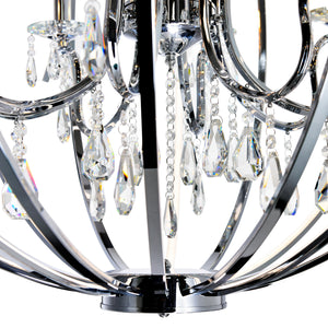 CWI Lighting - 5025P34C-8 - Eight Light Chandelier - Abia - Chrome