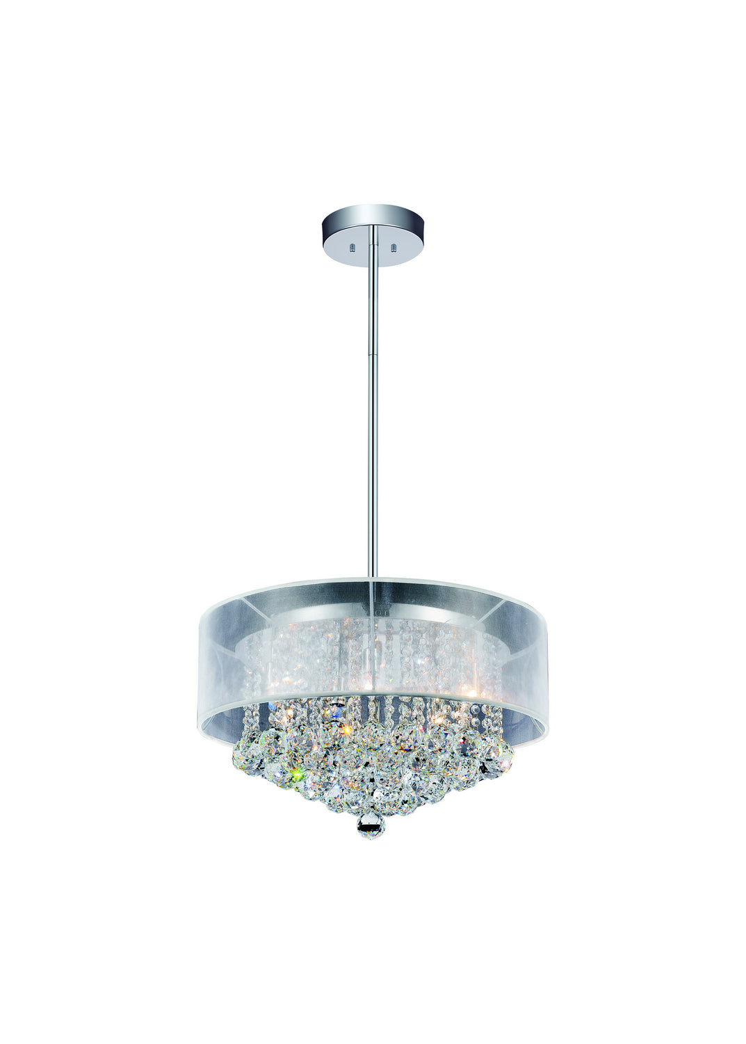 CWI Lighting - 5062P20C (Clear + W) - Nine Light Chandelier - Radiant - Chrome