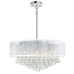 CWI Lighting - 5062P24C (Clear + W) - 12 Light Chandelier - Radiant - Chrome