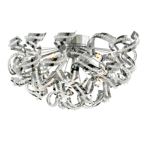 CWI Lighting - 5067C22C - 13 Light Flush Mount - Swivel - Chrome