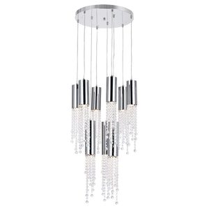 CWI Lighting - 5081P20C-R - Nine Light Pendant - Extended - Chrome