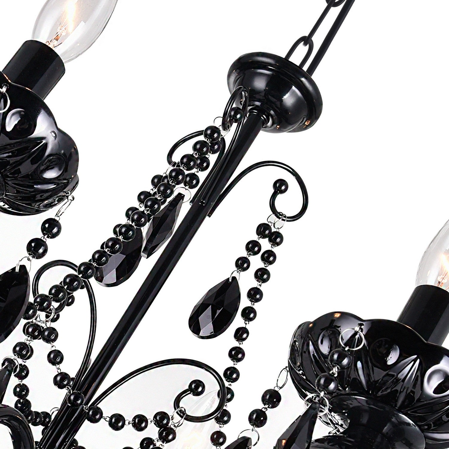 CWI Lighting - 5095P16B-3 - Three Light Chandelier - Keen - Black