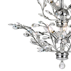 CWI Lighting - 5206P28C - Nine Light Chandelier - Ivy - Chrome