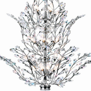 CWI Lighting - 5206P40C - 18 Light Chandelier - Ivy - Chrome