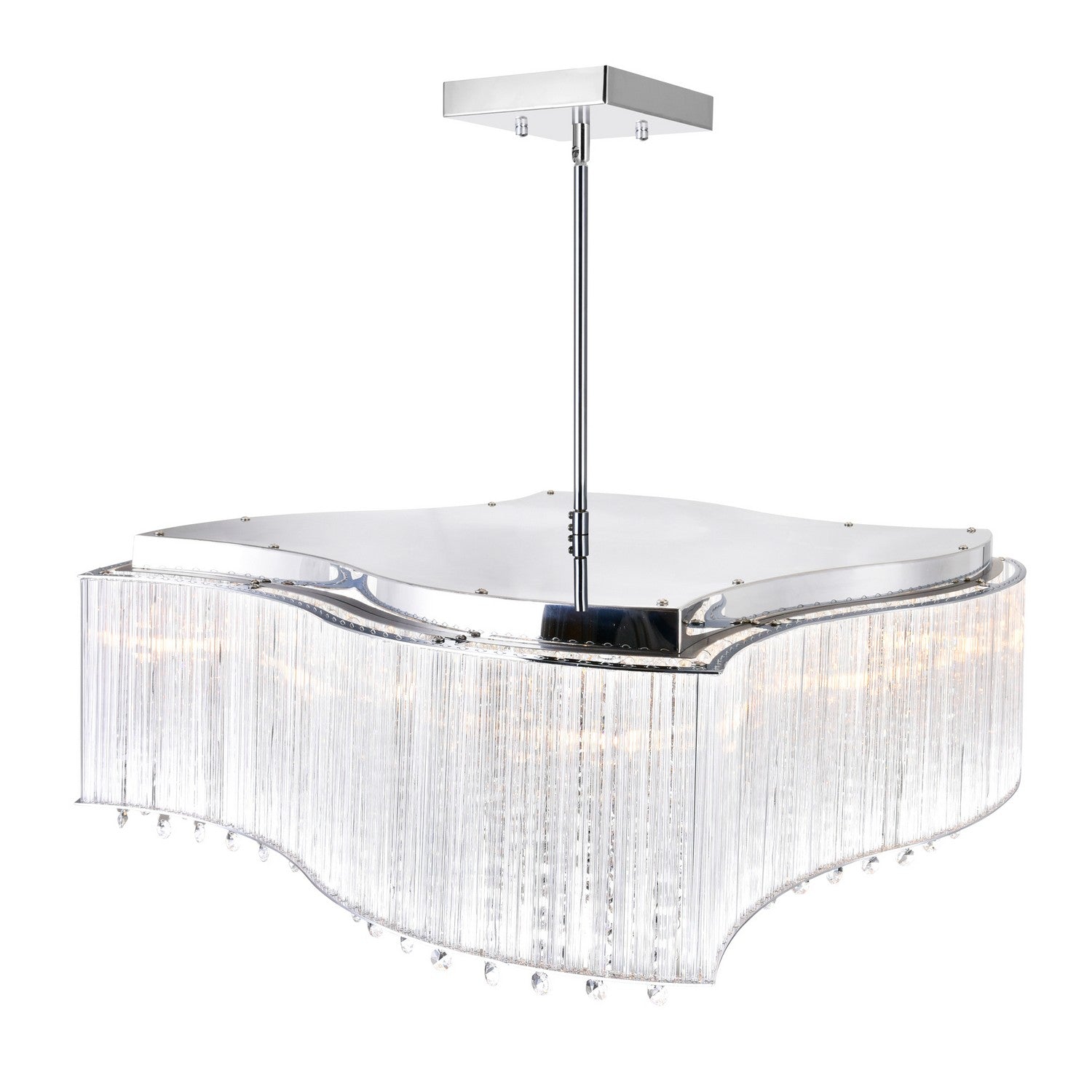 CWI Lighting - 5320P20C-S - Ten Light Chandelier - Elsa - Chrome