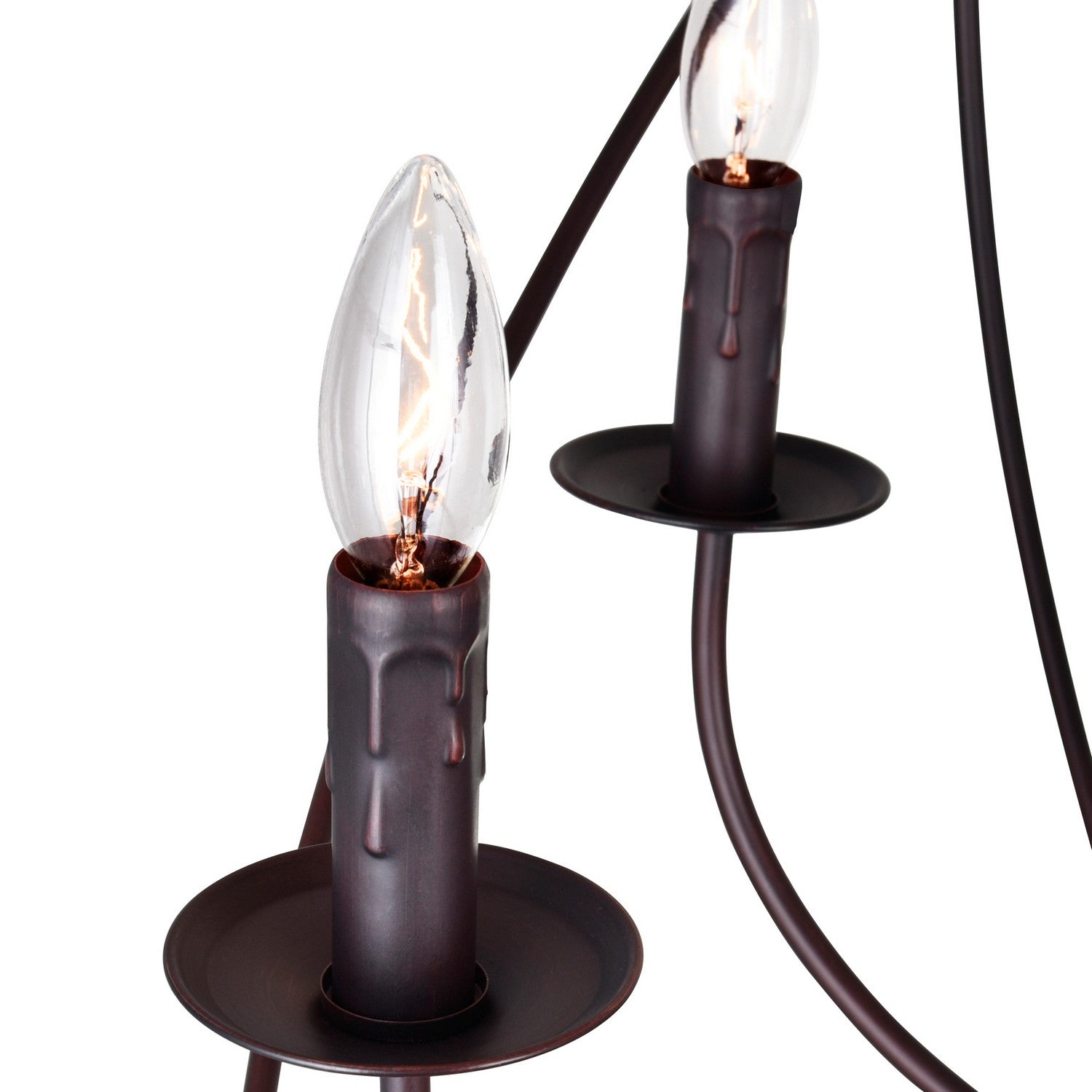 CWI Lighting - 5464P32DB-9 - Nine Light Chandelier - Arza - Brown