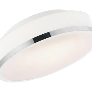 CWI Lighting - 5479C10SN-R - Two Light Flush Mount - Frosted - Satin Nickel