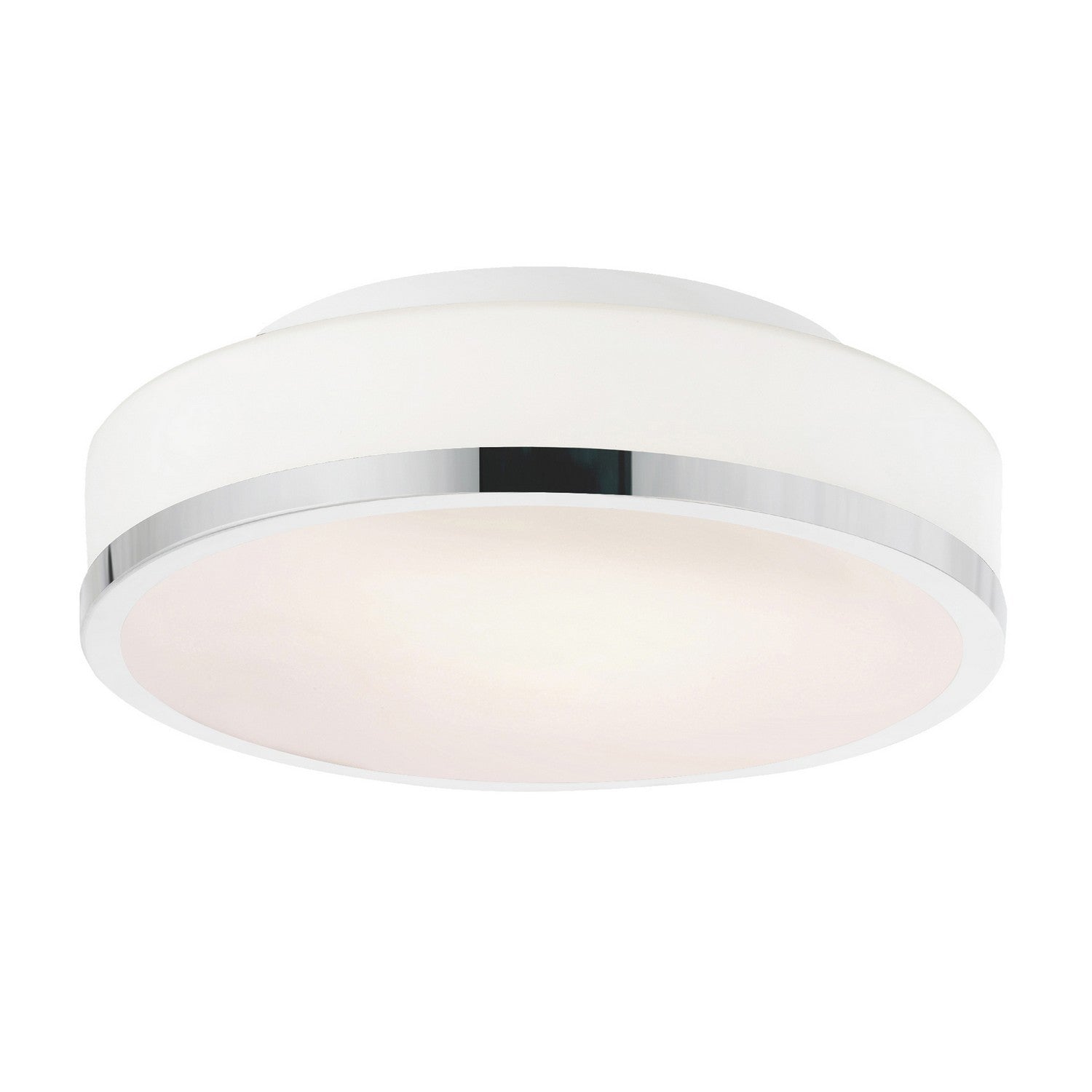 CWI Lighting - 5479C10SN-R - Two Light Flush Mount - Frosted - Satin Nickel