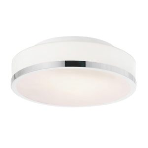 CWI Lighting - 5479C10SN-R - Two Light Flush Mount - Frosted - Satin Nickel