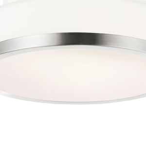 CWI Lighting - 5479C8SN-R - One Light Flush Mount - Frosted - Satin Nickel