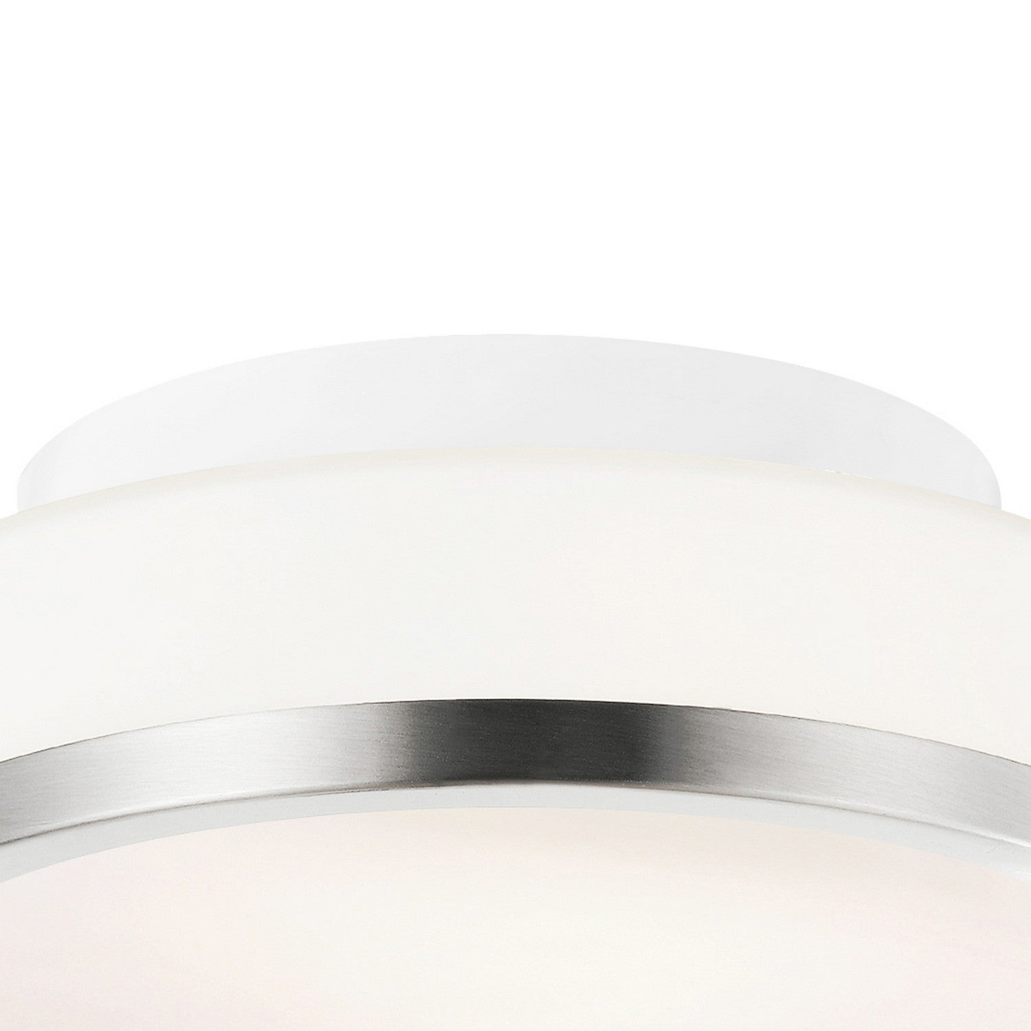 CWI Lighting - 5479C8SN-R - One Light Flush Mount - Frosted - Satin Nickel