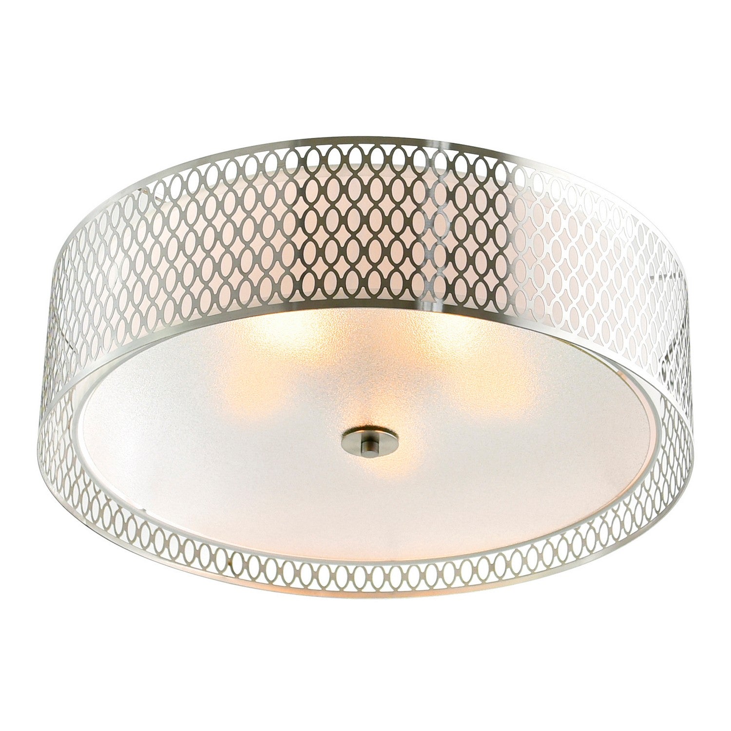 CWI Lighting - 5555C22SN - Five Light Flush Mount - Mikayla - Satin Nickel