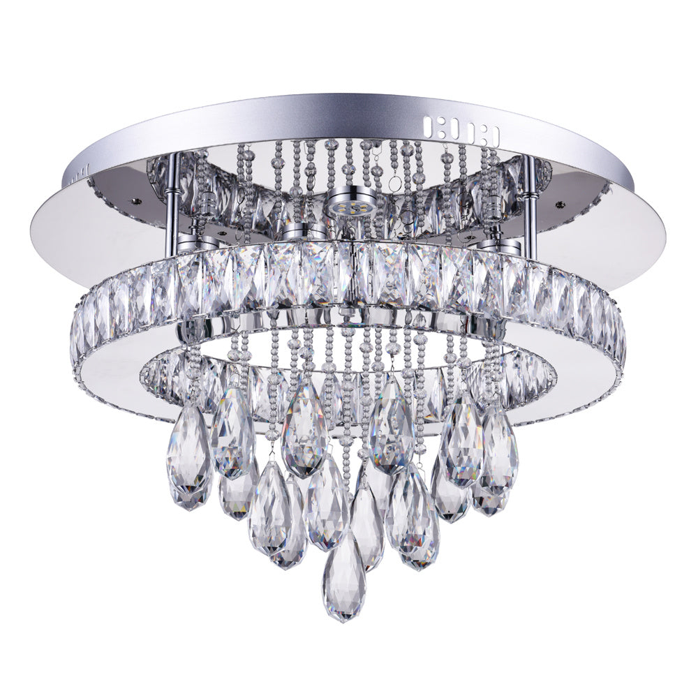 CWI Lighting - 5613C20ST-R - LED Flush Mount - Veil - Stainless Steel