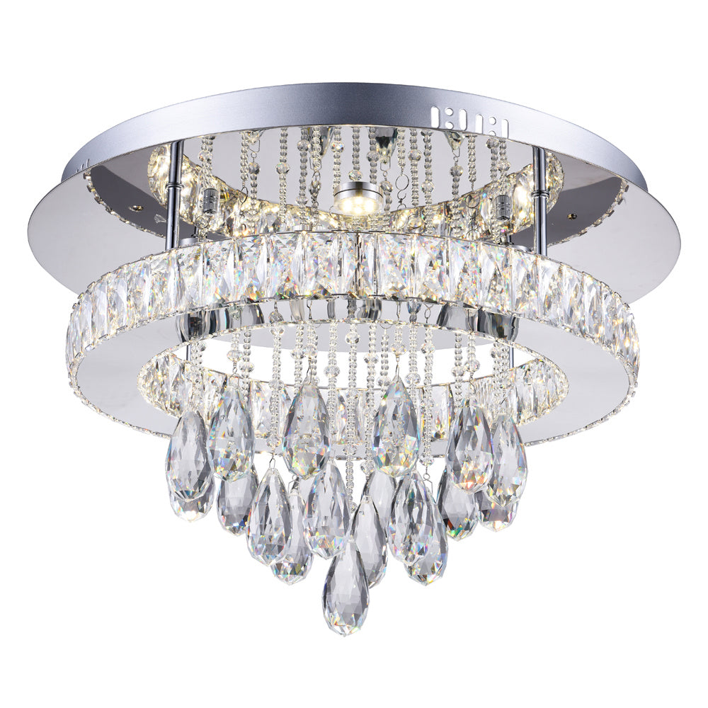 CWI Lighting - 5613C20ST-R - LED Flush Mount - Veil - Stainless Steel