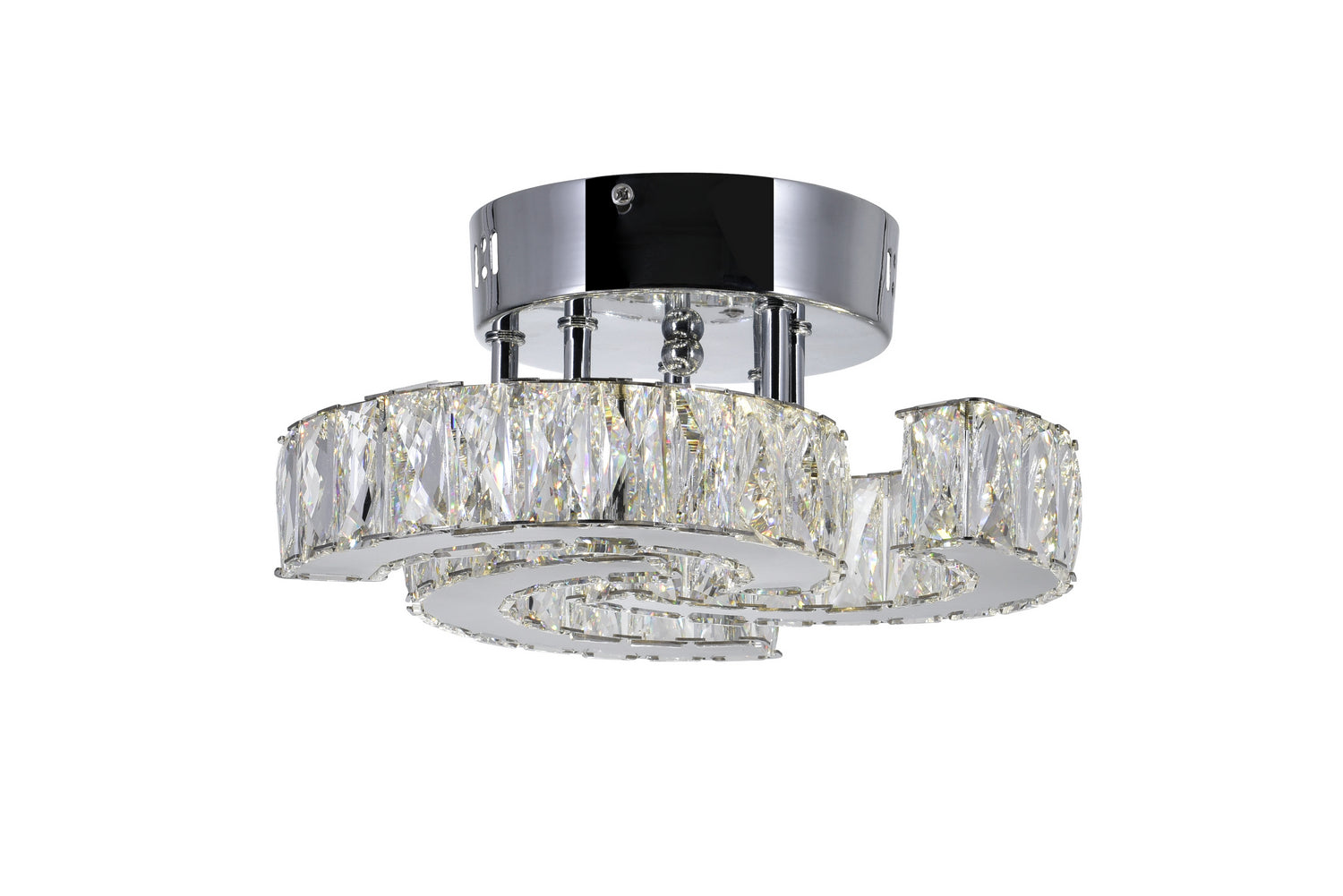 CWI Lighting - 5614C11ST - LED Flush Mount - Vienna - Stainless Steel