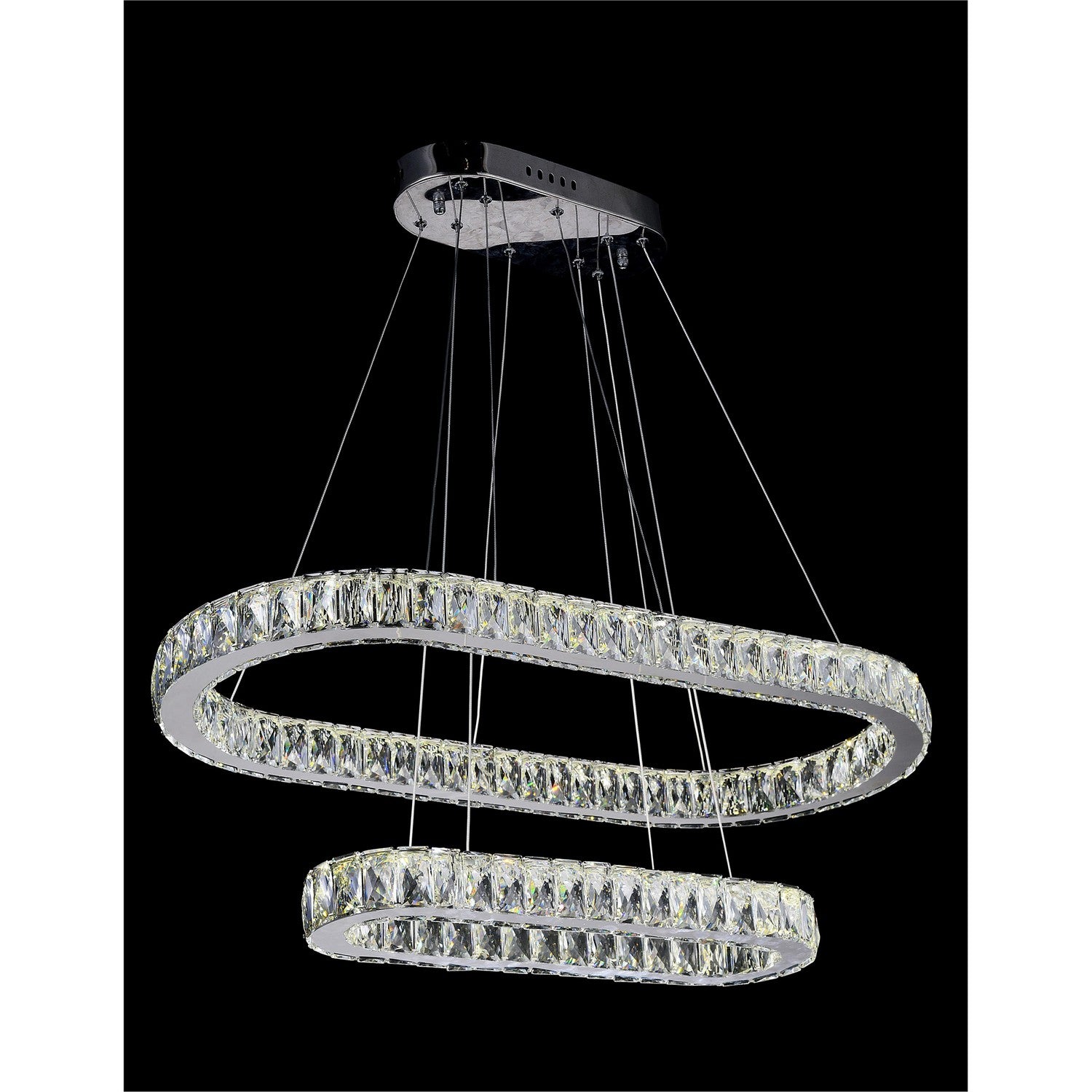 CWI Lighting - 5628P34ST-2O - LED Chandelier - Milan - Stainless Steel