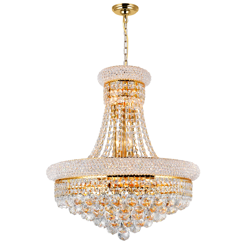 CWI Lighting - 8001P20G - 14 Light Chandelier - Empire - Gold