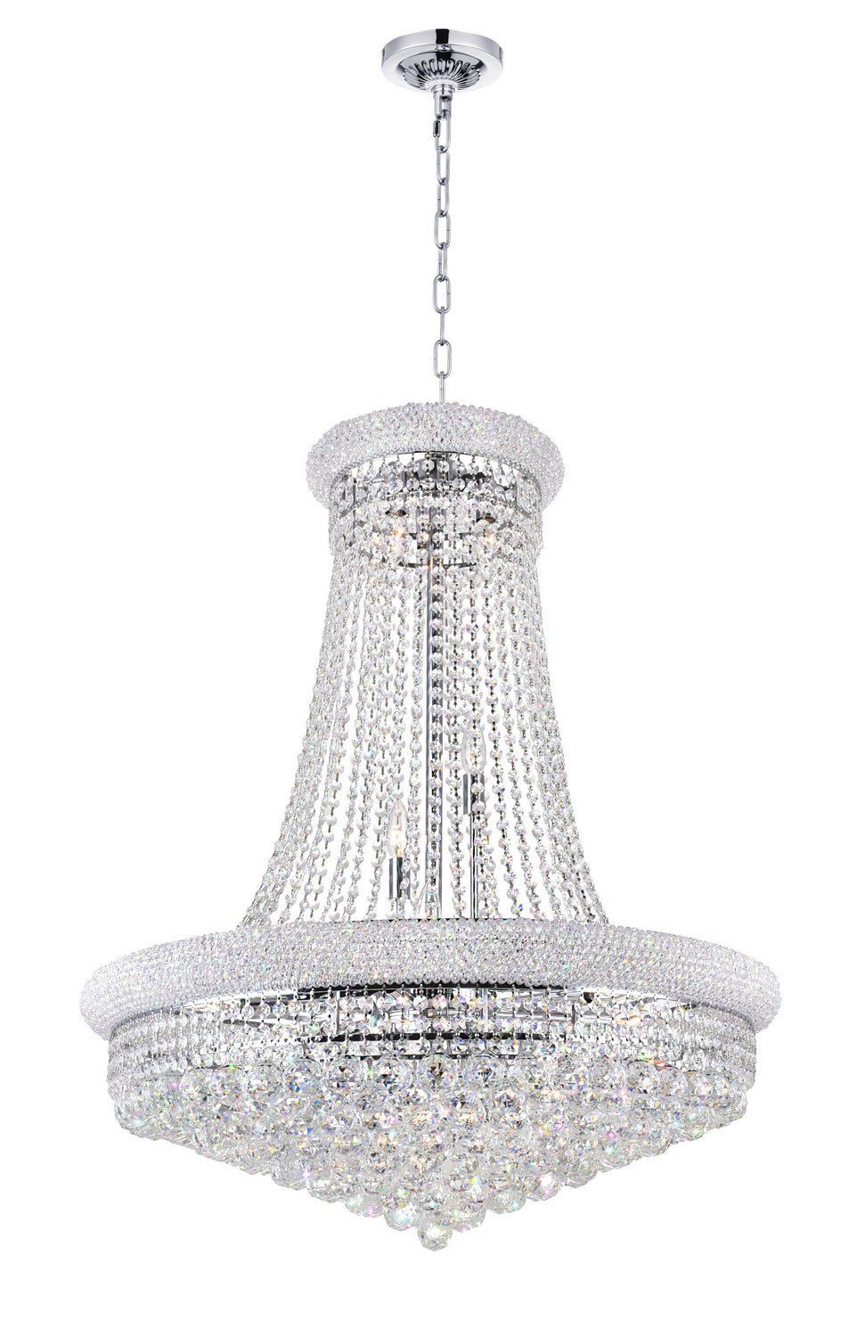 CWI Lighting - 8001P32C - 19 Light Chandelier - Empire - Chrome